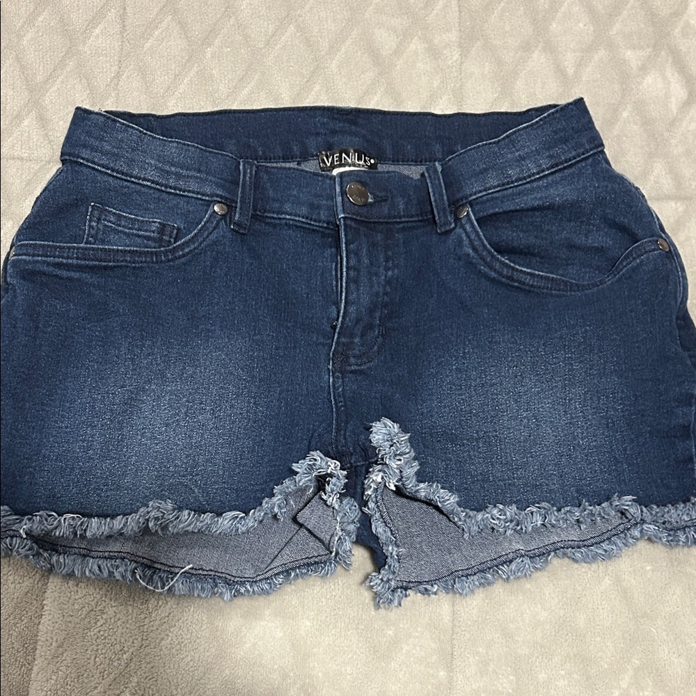 Venus Dark Wash Jean Shorts